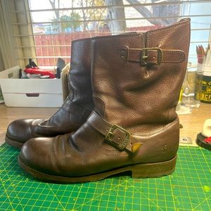 Frye john Addison engineer boot (resoled)